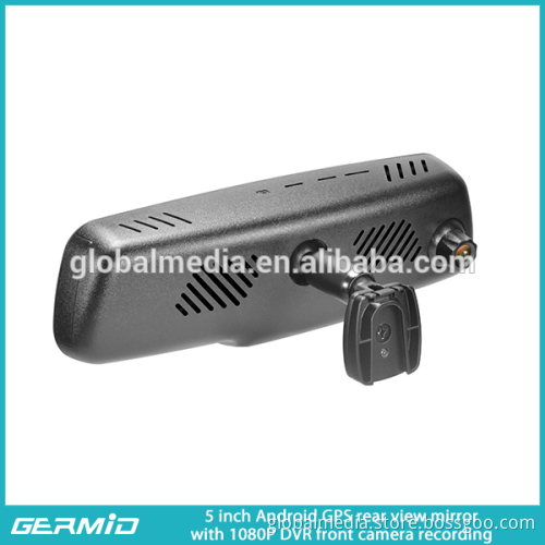 GERMID 2016 Latest Android rear view mirror with HD DVR recorder and FM transmitter